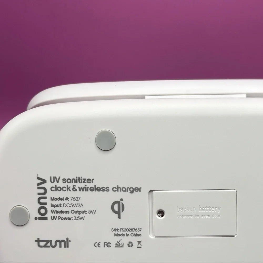 UV Sanitizer Clock & Charger